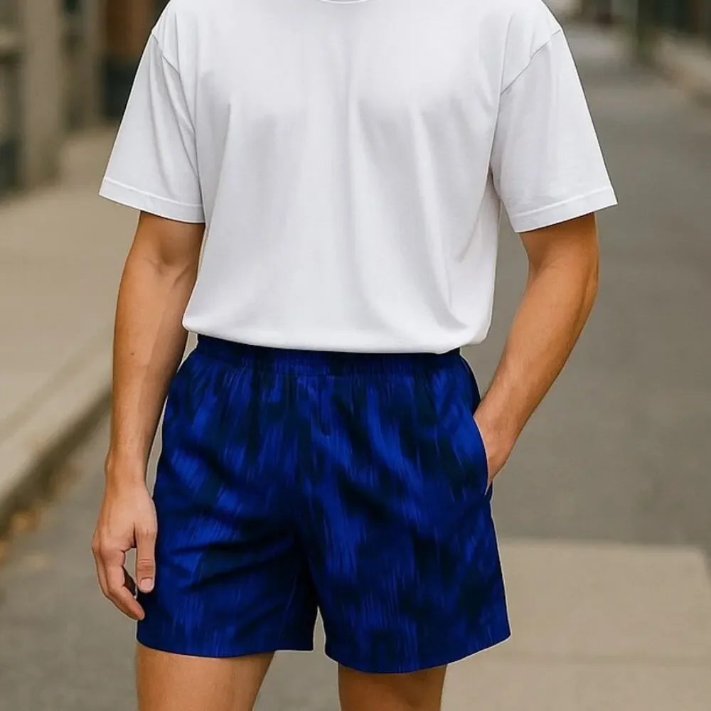 JOCKEY Bright Blue Athleisure Side Slits Activewear Shorts ~ Men's Size XL